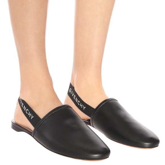 FINAL💥NIB🎁Givenchy Logo Rivington Leather Mules - Picture 2 of 8